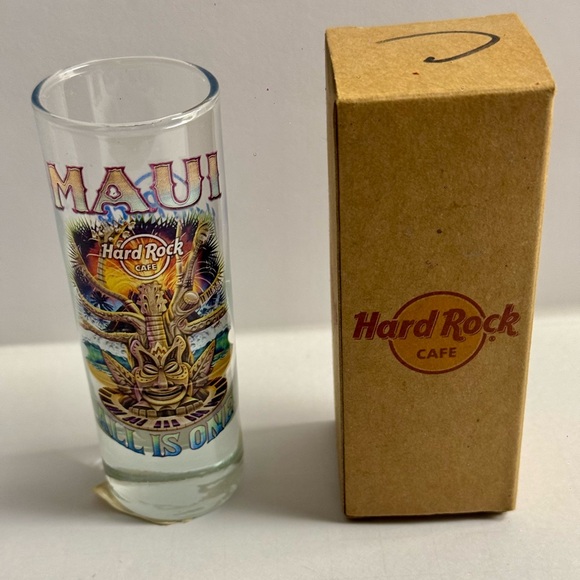 Hard Rock Cafe Shot Glass, Maui, All is One - Picture 5 of 7
